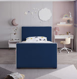 Dillard Velvet Upholstered Bed – Contemporary Elegance with Dark Espresso Legs for Stylish Bedrooms