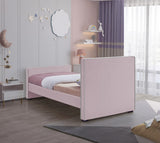 Dillard Velvet Upholstered Bed – Contemporary Elegance with Dark Espresso Legs for Stylish Bedrooms