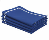 Dinner Napkins Cloth - Line Embroidered Napkins