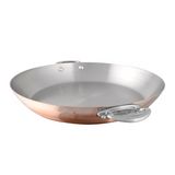 Mauviel M'Heritage M'150 S Round Pan With Cast Stainless Steel Handles