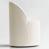 Doris Rolling Upholstered Dining Chair With Castors (1-Piece)