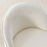 Doris Rolling Upholstered Dining Chair With Castors (Set of 4)