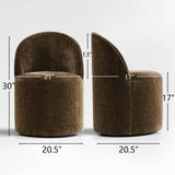 Doris Modern Small Accent Chair (Set of 2)