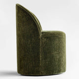 Doris Rolling Upholstered Dining Chair With Castors (1-Piece)