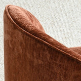 Doris Rolling Upholstered Dining Chair With Castors (Set of 2)