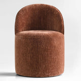 Doris Rolling Upholstered Dining Chair With Castors (Set of 2)