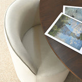 Doris Rolling Upholstered Dining Chair With Castors (Set of 2)