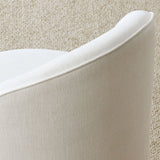 Doris Rolling Upholstered Dining Chair With Castors (Set of 4)