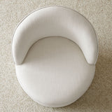 Doris Rolling Upholstered Dining Chair With Castors (Set of 2)