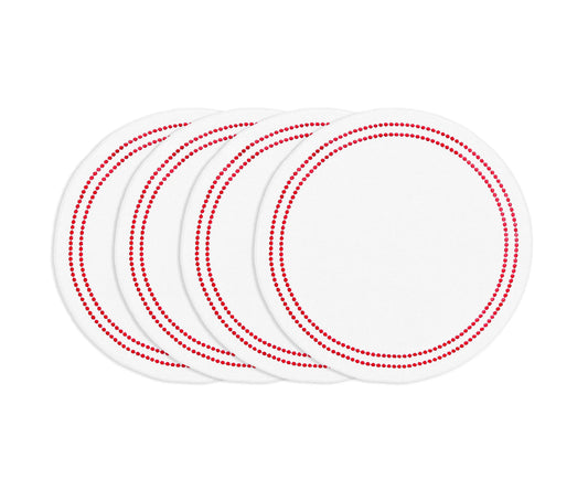 Red and White Placemats