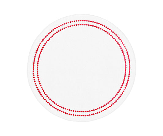 Red and White Placemats