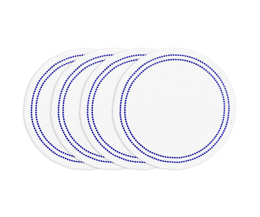Royal Blue Round Placemats