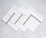 Black Embroidered Napkins
