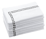 Black Embroidered Napkins