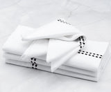 Black Embroidered Napkins