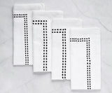 Black Embroidered Napkins