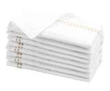 Gold Embroidered Pearls Napkins