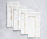 White Dinner Napkins - Pearl Napkins