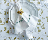White Dinner Napkins - Pearl Napkins