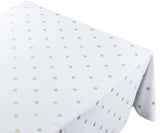 Gold Dot Tablecloth
