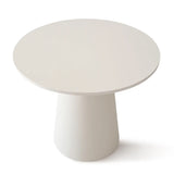 Dwen 35" Modern Round Pedestal Console Table