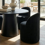 Dwen & Doris 46" Round Dining Table Set for 4 (5-Piece)