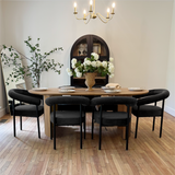 Dwen & New York 79" Oval Dining Table Set for 6 (7-Piece)