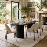 Dwen & Goteborg 79" Oval Dining Table Set for 6 (7-Piece)