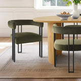 Dwen & Mia 79" Oval Dining Table Set for 6 (7-Piece)