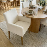 Dwen & North 79" Oval Dining Table Set for 6 (7-Piece)