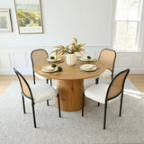 Dwen 47"-65"-83" Extendable Oval Dining Table – 3-in-1 Design