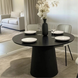 Dwen 46" Modern Round Pedestal Dining Table