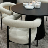 New York Modern Boucle Upholstered Dining Chair (Set of 2)
