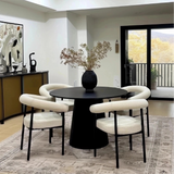 New York Modern Boucle Upholstered Dining Chair (Set of 6)