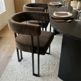 Dwen & Mia 79" Oval Dining Table Set for 4 (5-Piece)