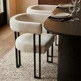 Dwen & Mia 79" Oval Dining Table Set for 4 (5-Piece)