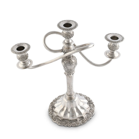 Flore Spring Pewter Candlestick