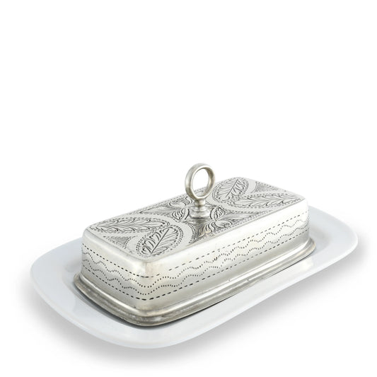 Provencal Appartenenza Pewter Butter Dish