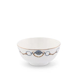 Amarillo Concho Pattern Bone China Round Cereal / Dip Bowl