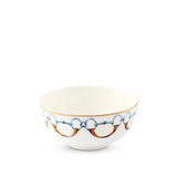 Wellington Bit Pattern Bone China Round Cereal / Dip Bowl