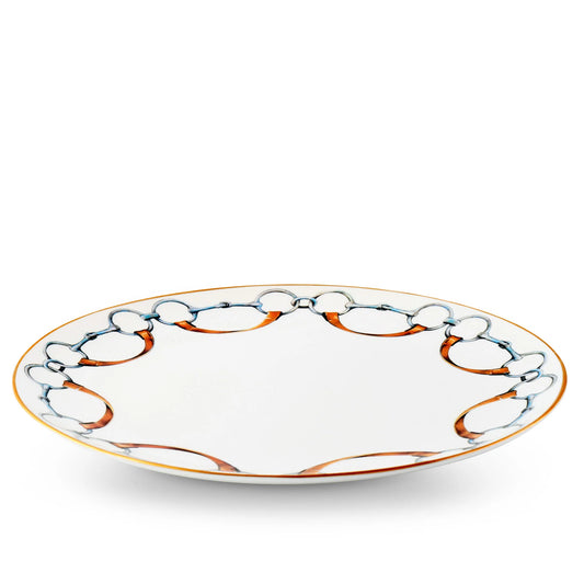 Wellington Bit Pattern Bone China Round Charger Plate