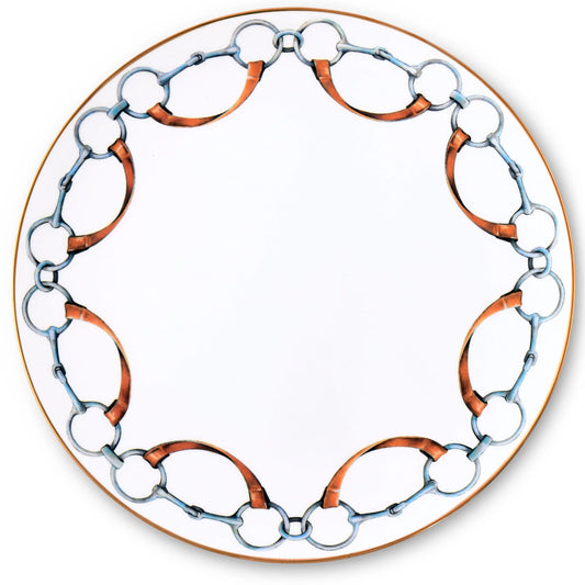 Wellington Bit Pattern Bone China Round Charger Plate
