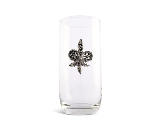 Fleur De Lis Ice Tea Glass