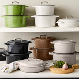 Martha by Martha Stewart 5-Quart Enameled Cast Iron Dutch Oven w/ Lid