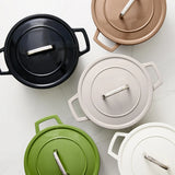 Martha by Martha Stewart 5-Quart Enameled Cast Iron Dutch Oven w/ Lid