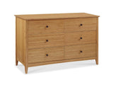 Willow Six Drawer Dresser, Caramelized