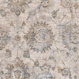 Morinville Teal Floral Rug