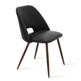Edwin Modern Faux Leather Dining Chair (Set of 4)