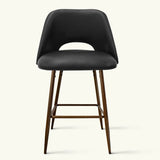 Edwin 26" Modern Faux Leather Counter Stool (Set of 2)