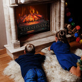 (Open Box) Eternal Flame EF26-PB Smart Electric Fireplace Logs, WiFi Enabled